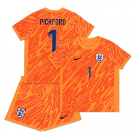 Camiseta Niño Inglaterra Pickford 1 Orange Version Portero Euro 2024 Camiseta Niño Inglaterra Pickford 1 Orange Version Portero Euro 2024